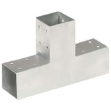 vidaXL Post Connector L-shape 71x71 mm Galvanized Metal