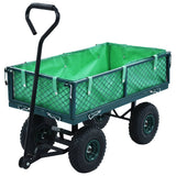 vidaXL Garden Cart 250 kg Green