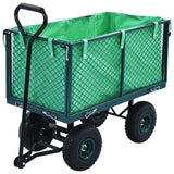 vidaXL Garden Cart 250 kg Green