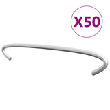vidaXL Gabion Hooks 50 pcs 10 cm Galvanized Steel