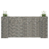 vidaXL Gabion Planter H-shaped 260x40x40 cm Steel Wire