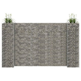 vidaXL Gabion Planter H-shaped 260x40x40 cm Steel Wire