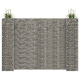 vidaXL Gabion Planter H-shaped 260x40x40 cm Steel Wire