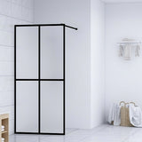 vidaXL Walk-in Shower Screen 80x195 cm Transparent Tempered Glass