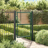 vidaXL Hekpoort acier 100x75 cm vert