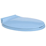 vidaXL Soft-close Oval Toilet Seat Light Grey