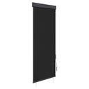 vidaXL Rolgordijn voor buiten 60x250 cm blauw en wit