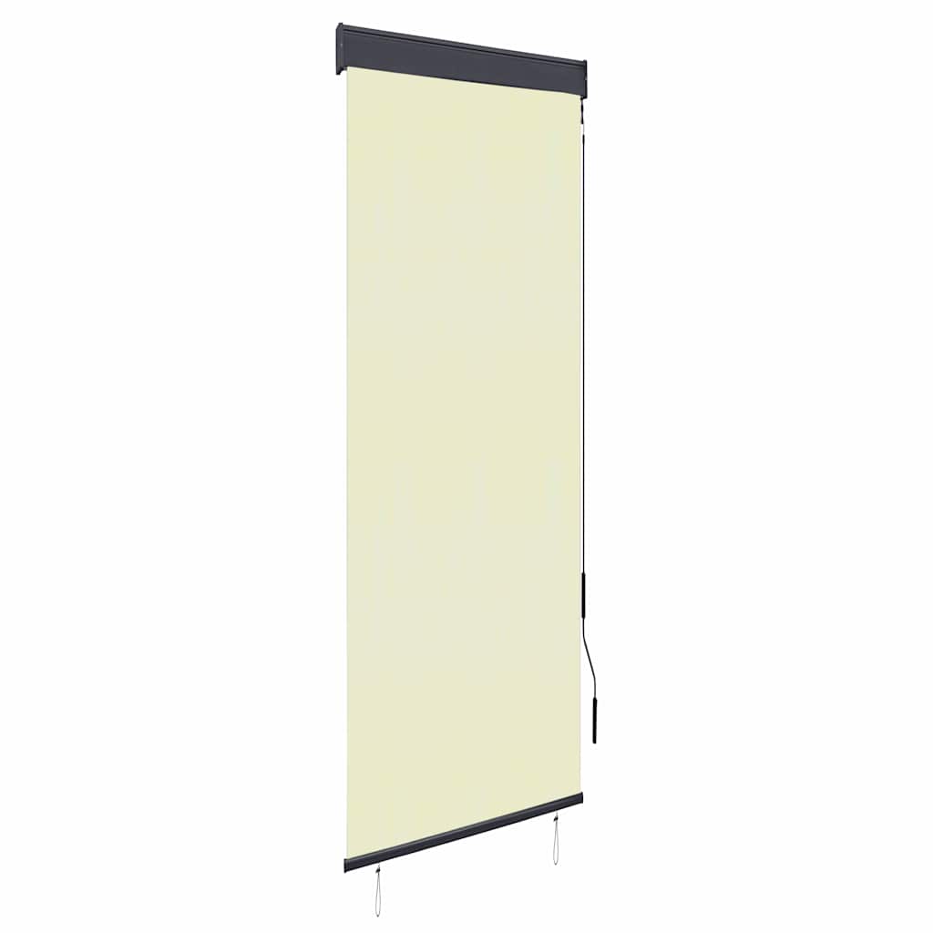 vidaXL Rolgordijn voor buiten 60x250 cm blauw en wit