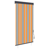 vidaXL Rolgordijn voor buiten 60x250 cm blauw en wit