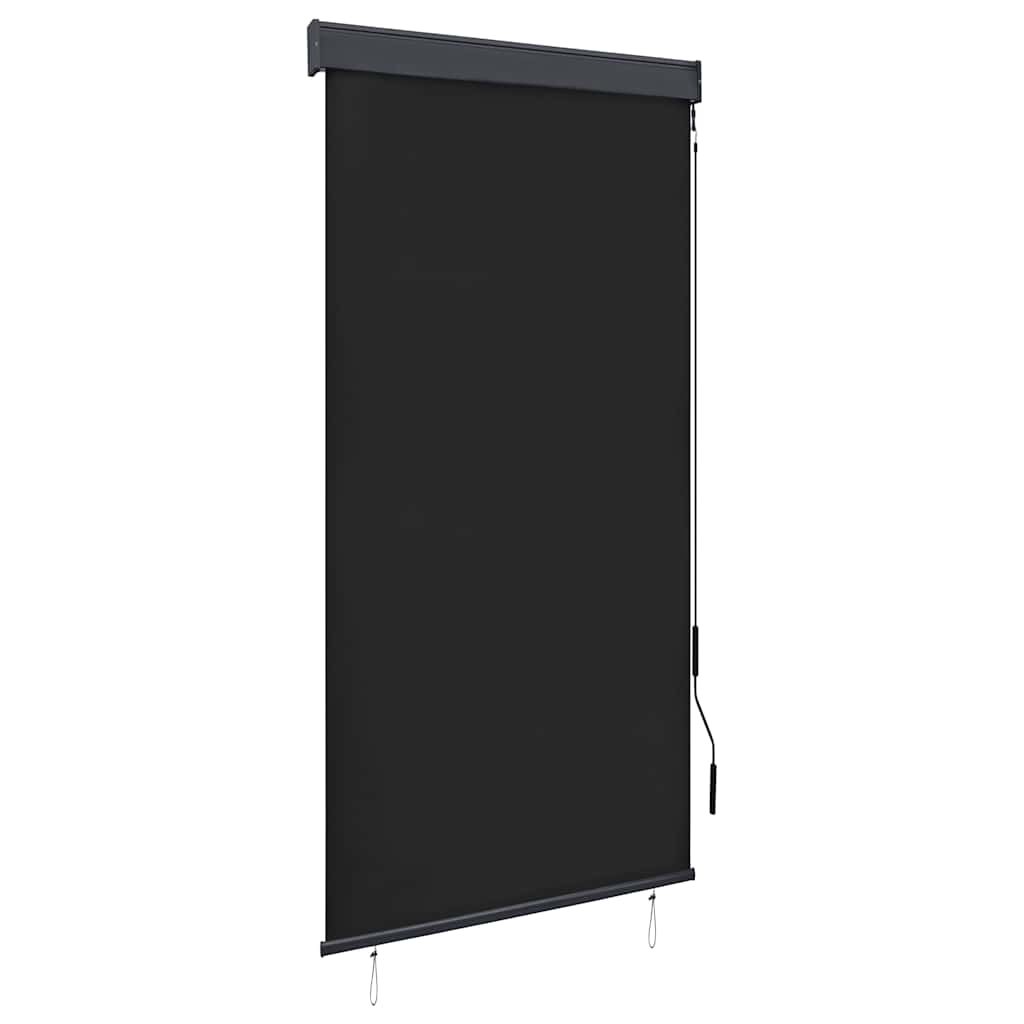 vidaXL Rolgordijn voor buiten 60x250 cm blauw en wit
