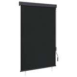 vidaXL Rolgordijn voor buiten 60x250 cm blauw en wit