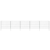 vidaXL Fencing Set Curved 77.3x26 cm Green