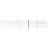 vidaXL Fencing Set Curved 77.3x26 cm Green