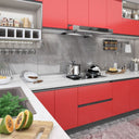 vidaXL Meubelfolie zelfklevend 500x90 cm PVC wit