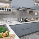 vidaXL Meubelfolie zelfklevend 500x90 cm PVC wit