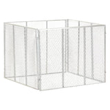 vidaXL Compostbak 85x85x70 cm gegalvaniseerd staal