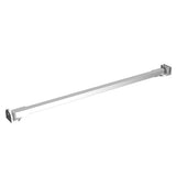 vidaXL Shower Screen Support Bar 47.5 cm Stainless Steel
