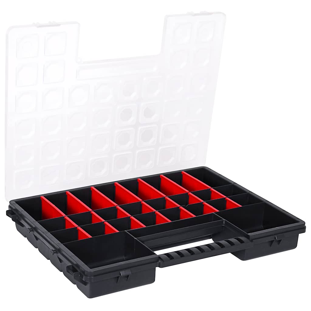 vidaXL Assortimentsdozen 5 st met verdelers 385x283x50 mm kunststof