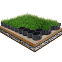 vidaXL Grascoqs 16 st 60x40x3 cm tissu artistique vert