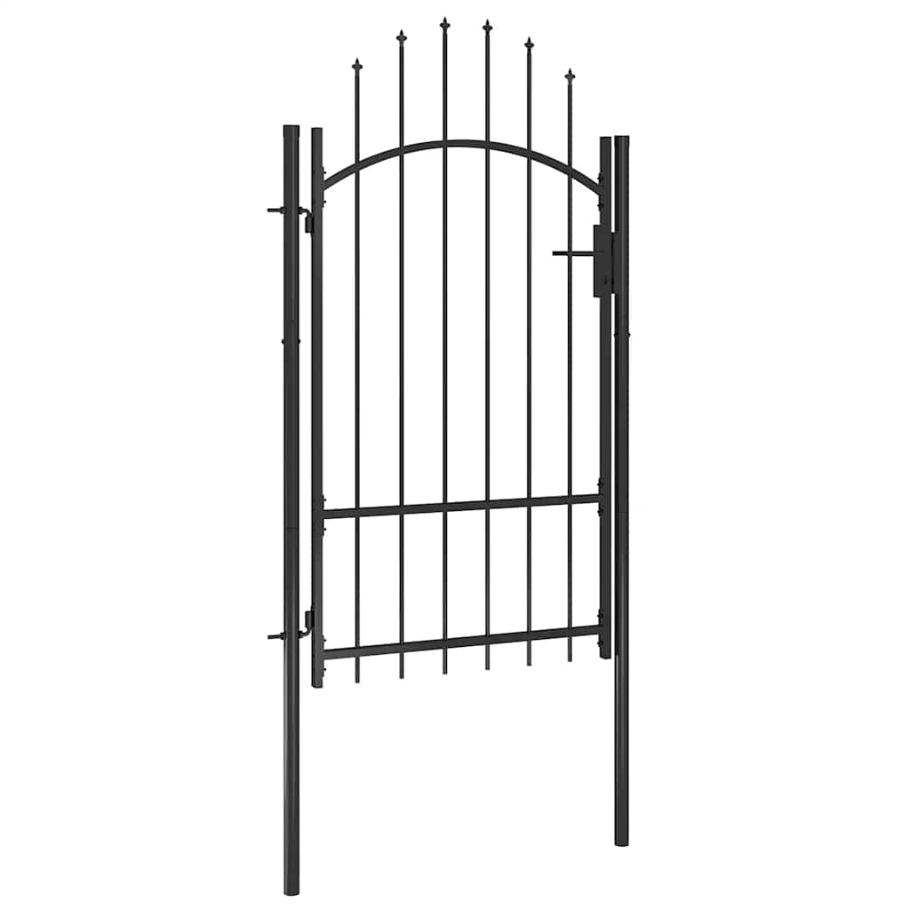vidaXL Gate 1x1.5 m Steel Black