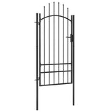 vidaXL Gate 1x1.5 m Steel Black