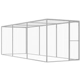 vidaXL Cat Cage 1.5x1.5x1.5 m Galvanized Steel