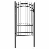 vidaXL Spear Top Gate 103x97 cm Steel Green