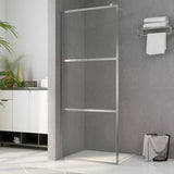 vidaXL Walk-in Shower Screen Transparent 80x195 cm ESG Glass