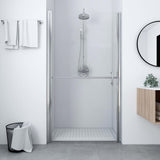 vidaXL Douchedeur 81x195 cm verre dur