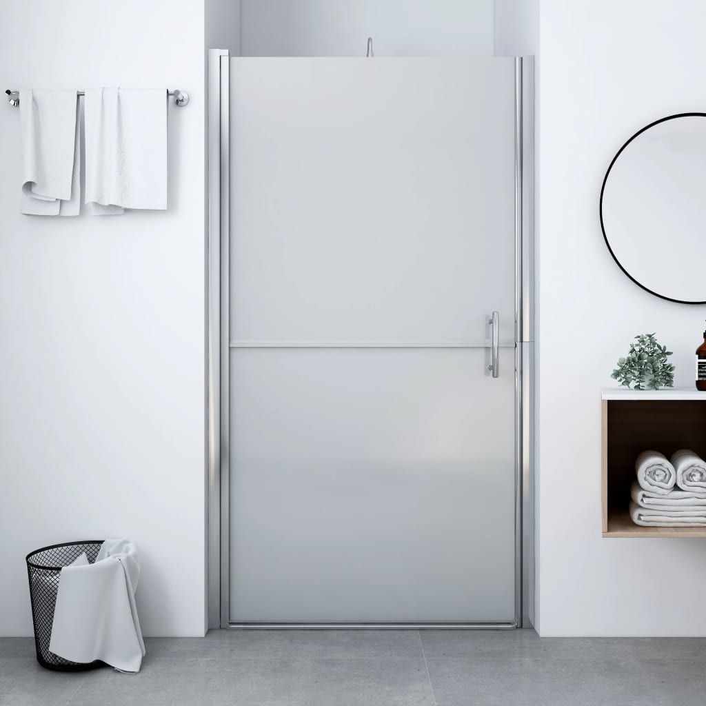vidaXL Douchedeur 81x195 cm verre dur