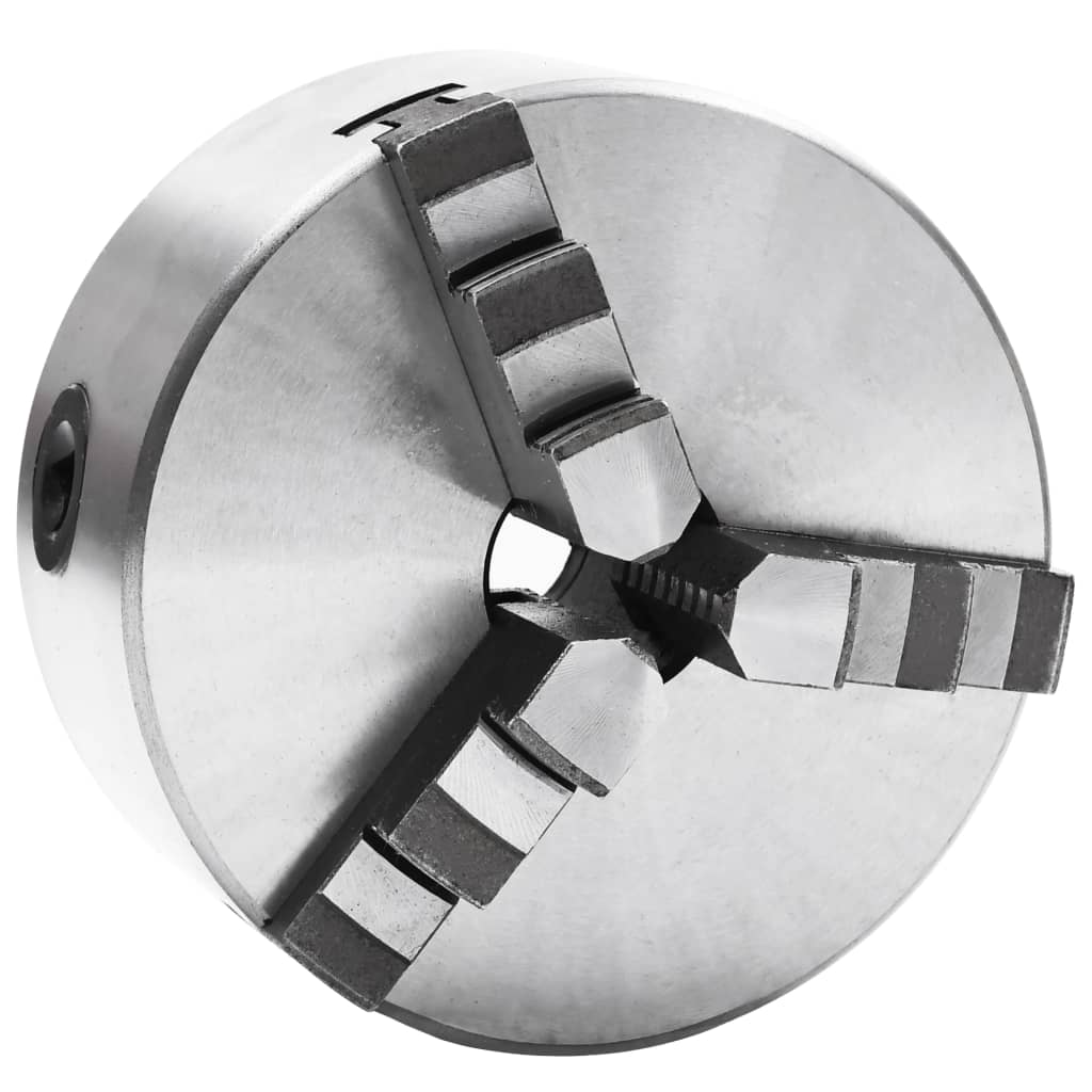 vidaXL 3-Jaw Self-Centering Lathe Chuck 80 mm Steel