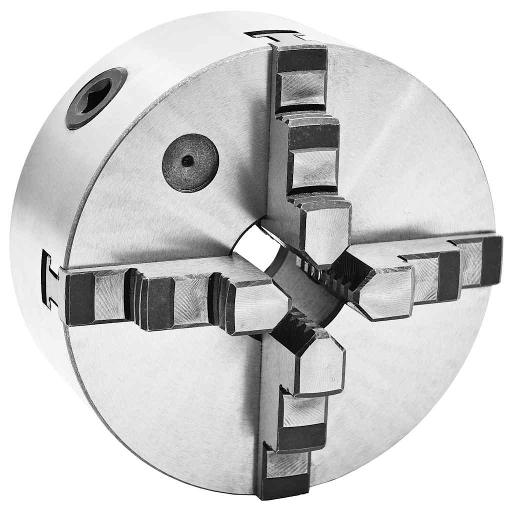 vidaXL 3-Jaw Self-Centering Lathe Chuck 80 mm Steel