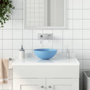 vidaXL Wastafel 28x10 cm keramiek zilverkleurig