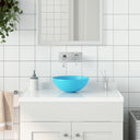 vidaXL Wastafel 28x10 cm keramiek zilverkleurig