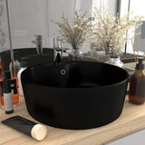 vidaXL Sink with overflow 36x13 cm ceramic matt white