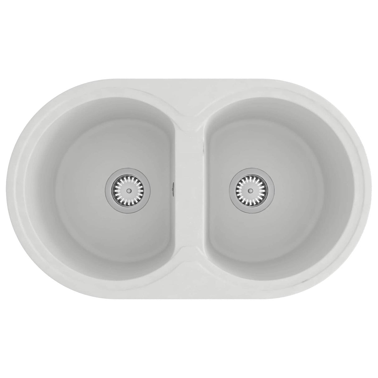 vidaXL Kitchen Sink White 78 x 47 x 20.5 cm Granite