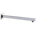 vidaXL Douchearm vierkant 40 cm roestvrij acier 201 noir