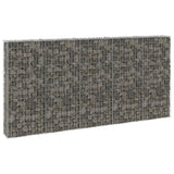 vidaXL Gabion Wall with Lids 60x30x100 cm Galvanised Steel
