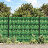 vidaXL Tuinscherm 35x0,19 m PVC groen
