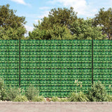 vidaXL Tuinscherm 35x0,19 m PVC groen