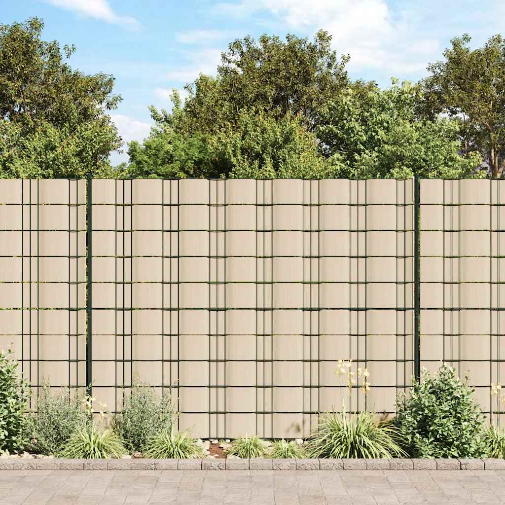 vidaXL Tuinscherm 35x0,19 m PVC groen