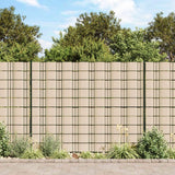 vidaXL Tuinscherm 35x0,19 m PVC groen
