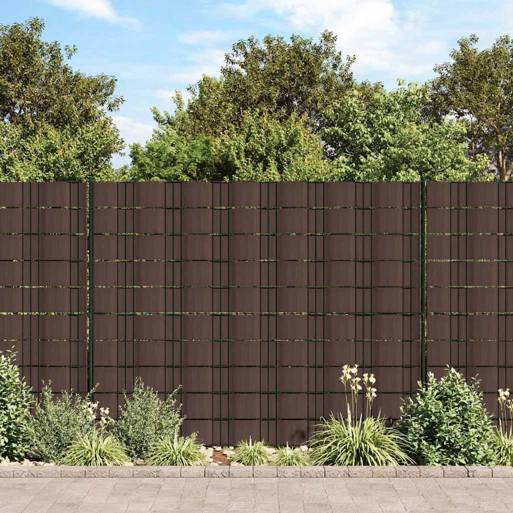 vidaXL Tuinscherm 35x0,19 m PVC groen