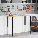 vidaXL Werkbankframes verstelbaar 2 st 55x(69-95,5) cm métal noir