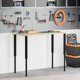 vidaXL Werkbankframes verstelbaar 2 st 55x(69-95,5) cm metaal zwart