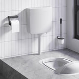 vidaXL Toiletstortbak met watertoevoer onderin 3/6 L wit