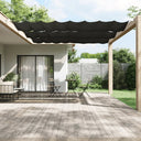 vidaXL Luifel vertical 140x270 cm tissu oxford blanc