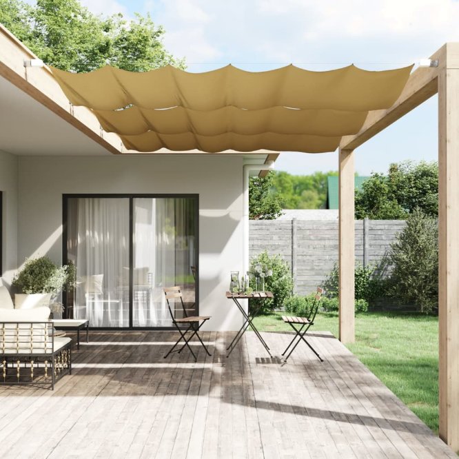 vidaXL Vertical Awning 140x270 cm Oxford fabric white
