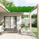 vidaXL Luifel vertical 140x270 cm tissu oxford blanc