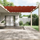 vidaXL Luifel vertical 140x270 cm tissu oxford blanc